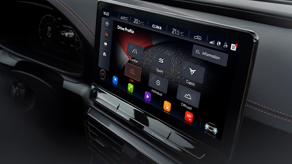  CUPRA Formentor VZ5 infotainment online screen