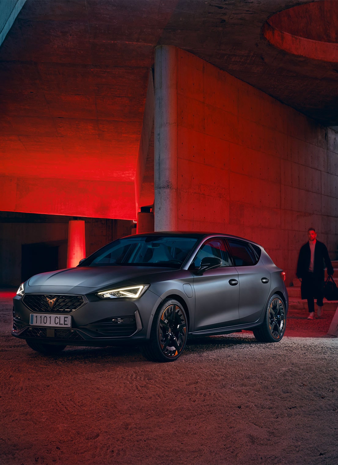 CUPRA Formentor 2020 with copper alloy wheels in a garage 