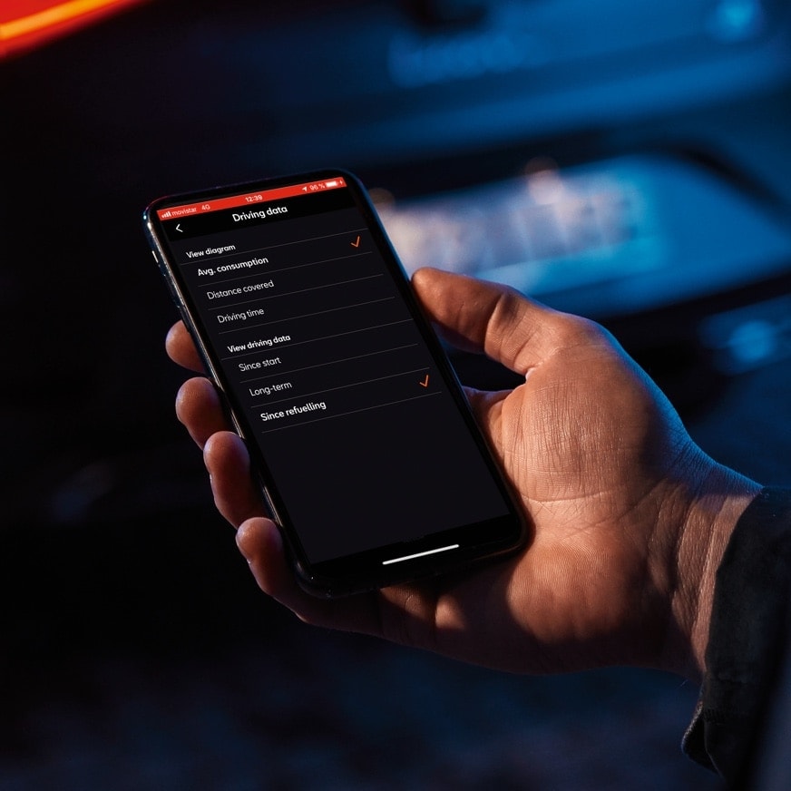 cupra connect driving data