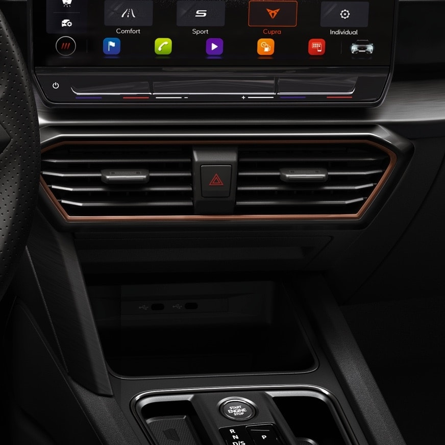 cupra connect set your ideal temperature